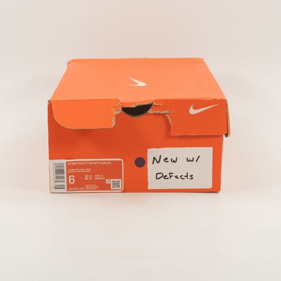 Nike Women's React Infinity Run Flyknit 'White Ombre' CD4372-102 Running size 6 - Picture 9 of 9